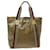 GUCCI GG Crystal Tote Bag Gris Or Marron 189669 auth 70396 Toile Doré  ref.1334704
