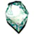 MCM Bandana scarf women cotton turquoise blue green logo print  ref.1334867