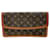 Louis Vuitton Pochette Dame Brown Cloth  ref.1334931