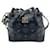 MCM shoulder bag bucket drawstring bag drawstring bag bag small logo Black  ref.1335058