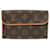 Louis Vuitton Pochette Florentine Brown Cloth  ref.1335076