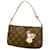 Louis Vuitton Pochette Accessoire Brown Cloth  ref.1335098