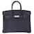 Hermès Birkin 25 Navy blue Leather  ref.1335103