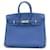 Hermès HERMES BIRKIN 25 Blue Leather  ref.1335126