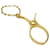 Hermès Pince à gants Dourado Metal  ref.1335187