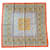 Hermès HERMES  Silk handkerchief T.  silk Orange  ref.1335316