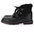 CHANEL  Ankle boots T.eu 38.5 leather Black  ref.1335567