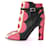 VALENTINO GARAVANI  Ankle boots T.eu 38.5 leather Red  ref.1335568