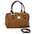 MCM Vicetos Logogram Hand Bag PVC Leather 2way Brown Auth ki4311  ref.1335841