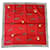 Bulgari BVLGARI  Silk handkerchief T.  silk Red  ref.1335932