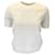 Autre Marque Christian Dior Ivory Crochet Detail Short Sleeved Wool Knit Pullover Sweater Cream  ref.1335940