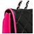 Chanel Divine Flap, große Lammledertasche, Schwarz Pink - Ansicht 13