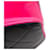 Chanel Divine Flap, große Lammledertasche, Schwarz Pink - Ansicht 16