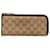 Gucci Brown GG Canvas Zip Around Long Wallet Beige Dark brown Leather Cloth Pony-style calfskin Cloth  ref.1336157