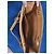 Borsa Chanel in pelle d'agnello marrone chiaro oro - vista 4