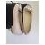 Ballerine Chanel bicolore in pelle beige - vista 5