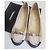 Ballerine Chanel bicolore in pelle beige - vista 7