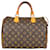 Louis Vuitton Canvas Monogram Speedy 30 Brown Leather  ref.1336333