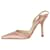 Jimmy Choo Escarpins à bride arrière en satin rose - taille EU 37  ref.1336461