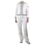 Ermanno Scervino White lightweight lace-trim jacket - size UK 10  ref.1336490
