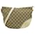 Bandolera New Britt de lona GG marrón de Gucci Castaño Cuero Lienzo Becerro Paño  ref.1336575