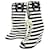 SCARPE CHANEL G27076 Stivaletti stringati 37 SPOSTAMENTO STRISCE LOGO CC