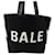Balenciaga cabas handbag 529127 IN SHEARLING LOGO SHEARLING TOTE BAG Black Leather  ref.1336662
