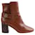 Tory Burch Leather boots Brown  ref.1337120