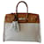 Hermès HERMES RARE BIRKIN BAG 35 FRAY NEW Eggshell Caramel Leather Cloth  ref.1337214