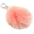 Fendi Pompon charm Pink Fur  ref.1338990
