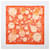 Foulard Hermès Soie "Le Bal des Bulles" Orange par Dimitri Rybaltchenko  ref.1339411
