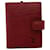 Funda de agenda Louis Vuitton Roja Cuero  ref.1339823