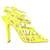 Sandálias Jimmy Choo Caesar com tiras em couro amarelo neon  ref.1339996