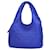 Prada Logo-Embossed Slouchy Tote Bag in Blue Canvas Cloth  ref.1340045