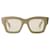 Jacquemus Baci-Sonnenbrille aus beigem Acetat  ref.1340074