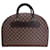 Und vergessen wir nicht den Lederstreifen mit geprägtem Louis Vuitton-Logo Braun Leinwand  ref.1340113