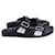 Sandales Plates à Boucle doublées Givenchy en Cuir Noir  ref.1340122