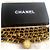 CHANEL Vintage Chunky Doppelkette aus Lammleder mit Medaillon Schwarz Golden - Ansicht 15