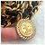 CHANEL Vintage Chunky Doppelkette aus Lammleder mit Medaillon Schwarz Golden - Ansicht 7