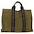 Hermès HERMES Fourre Tout MM Hand Bag Canvas Green Navy Auth bs13665 Navy blue Cloth  ref.1340564