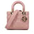 Lady Dior DIOR Handtaschen T.  Leder Pink  ref.1341296