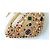 1995 - Spilla iconica decorata con cristalli Swarovski. Multicolore Gold hardware - vista 3
