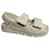 Prada Patent leather sandals clay 36.5 Beige  ref.1341694