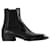 Alexander Mcqueen Boxcar-Stiefel in Schwarz/Silbernes Leder  ref.1341848