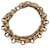 Christian Dior Vintage Gold Metal lined Rolo Chain Bracelet Golden  ref.1341863