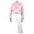 Autre Marque Jersey rosa de cuadros con cuello alto - talla S Acrílico  ref.1342075