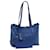 Miu Miu Tote Bag Leather Blue Auth hk1226  ref.1342332