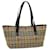 BURBERRY Nova Check Shoulder Bag PVC Beige Auth hk1237  ref.1342356