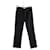 Anine Bing Gerade Jeans aus Baumwolle Schwarz  ref.1342369