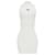 Diesel Weißes geripptes Kleid aus Baumwolle Viskose  ref.1342478